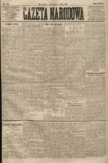 Gazeta Narodowa. 1892, nr 41