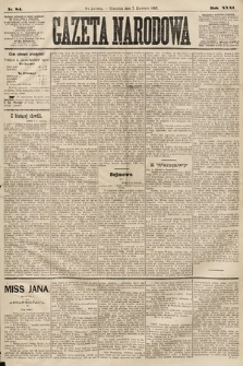 Gazeta Narodowa. 1892, nr 84