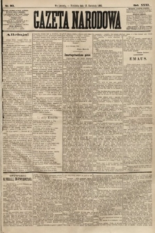 Gazeta Narodowa. 1892, nr 93