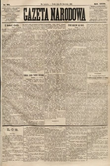 Gazeta Narodowa. 1892, nr 95
