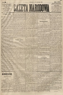 Gazeta Narodowa. 1892, nr 99