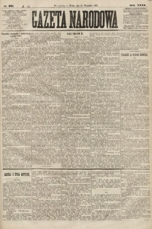 Gazeta Narodowa. 1892, nr 221