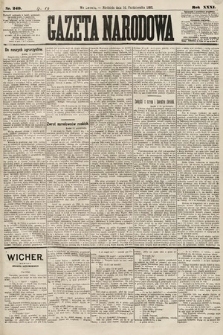 Gazeta Narodowa. 1892, nr 249
