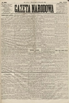 Gazeta Narodowa. 1892, nr 256