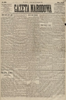 Gazeta Narodowa. 1892, nr 278