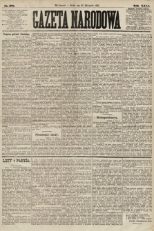 Gazeta Narodowa. 1892, nr 281