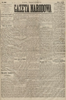 Gazeta Narodowa. 1892, nr 287
