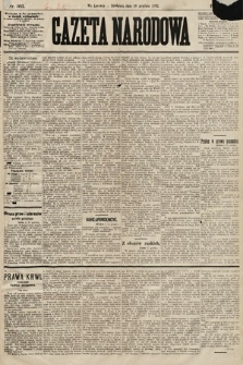 Gazeta Narodowa. 1892, nr 303