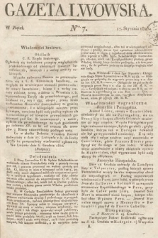 Gazeta Lwowska. 1823, nr 7