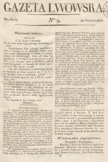 Gazeta Lwowska. 1823, nr 9