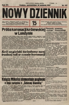 Nowy Dziennik. 1937, nr 107