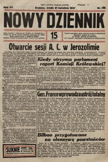 Nowy Dziennik. 1937, nr 109
