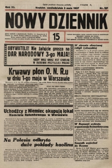 Nowy Dziennik. 1937, nr 121
