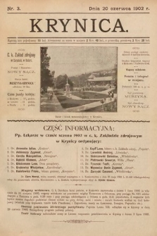Krynica. 1902, nr 3