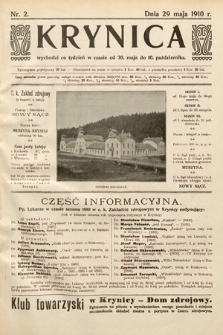 Krynica. 1910, nr 2