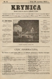 Krynica. 1903, nr 8
