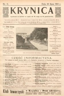 Krynica. 1910, nr 11