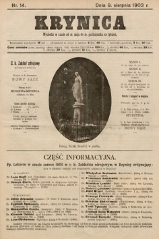Krynica. 1903, nr 14