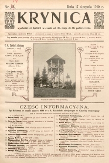 Krynica. 1910, nr 14