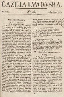 Gazeta Lwowska. 1823, nr 48