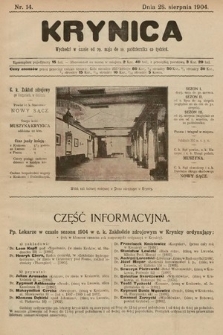 Krynica. 1904, nr 14