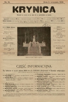 Krynica. 1904, nr 15