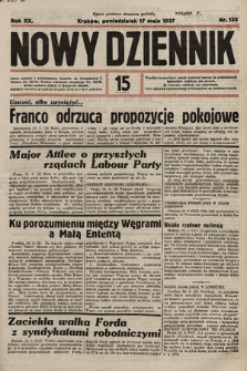 Nowy Dziennik. 1937, nr 135
