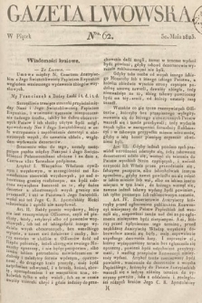 Gazeta Lwowska. 1823, nr 62
