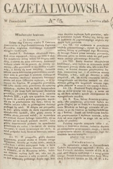 Gazeta Lwowska. 1823, nr 63