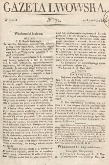 Gazeta Lwowska. 1823, nr 71