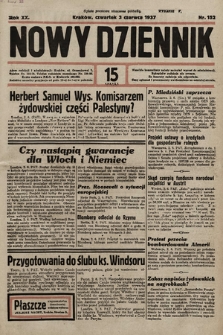 Nowy Dziennik. 1937, nr 152