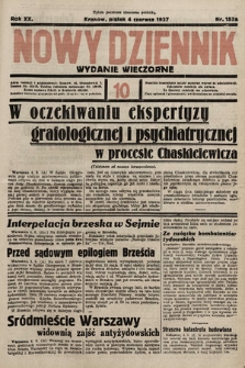 Nowy Dziennik (wydanie wieczorne). 1937, nr 153a