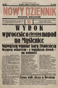 Nowy Dziennik (wydanie wieczorne). 1937, nr 154a