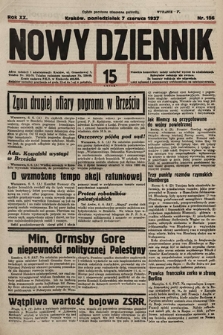 Nowy Dziennik. 1937, nr 156