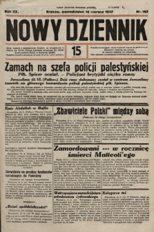 Nowy Dziennik. 1937, nr 163