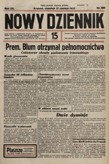 Nowy Dziennik. 1937, nr 166