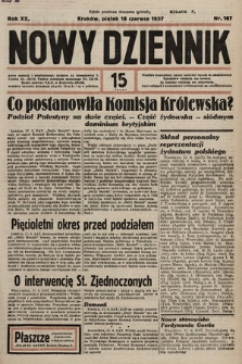 Nowy Dziennik. 1937, nr 167