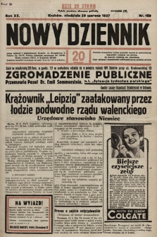 Nowy Dziennik. 1937, nr 169