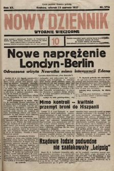 Nowy Dziennik (wydanie wieczorne). 1937, nr 171a