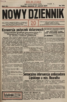 Nowy Dziennik. 1937, nr 176