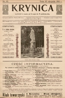 Krynica. 1911, nr 12