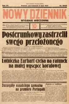 Nowy Dziennik (wydanie wieczorne). 1937, nr 184