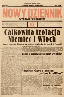 Nowy Dziennik (wydanie wieczorne). 1937, nr 185