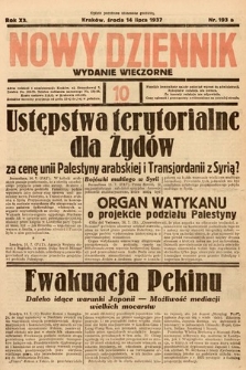 Nowy Dziennik (wydanie wieczorne). 1937, nr 193