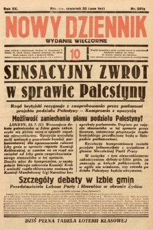 Nowy Dziennik (wydanie wieczorne). 1937, nr 201