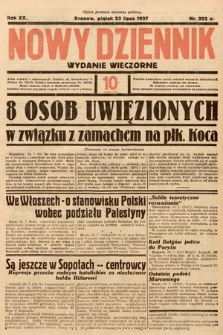 Nowy Dziennik (wydanie wieczorne). 1937, nr 202
