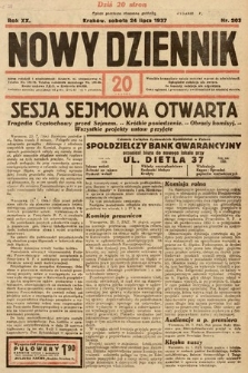 Nowy Dziennik. 1937, nr 203
