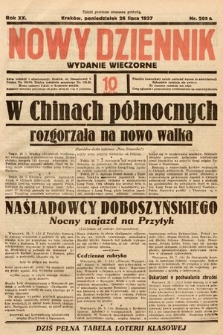 Nowy Dziennik (wydanie wieczorne). 1937, nr 205