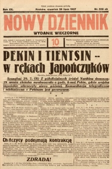 Nowy Dziennik (wydanie wieczorne). 1937, nr 208