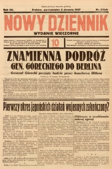 Nowy Dziennik (wydanie wieczorne). 1937, nr 212